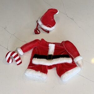 Standing Santa Dog Suit